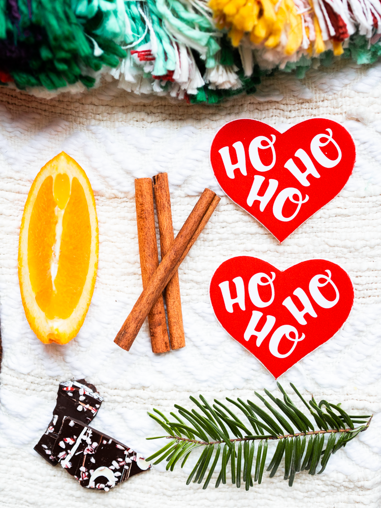 Love: Red and White Ho Ho Ho Hearts Nipple Pasties