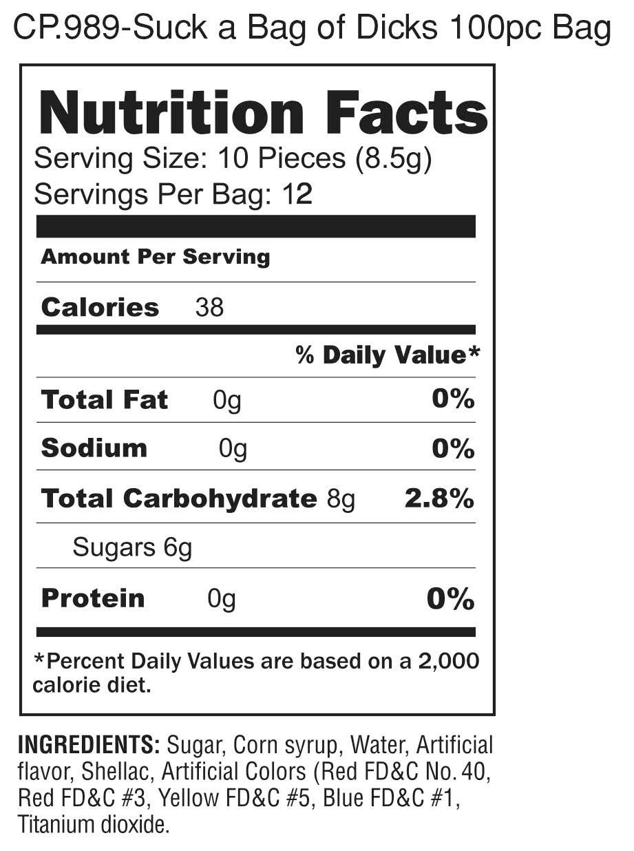 Suck a Bag of Dicks - 3oz Bag