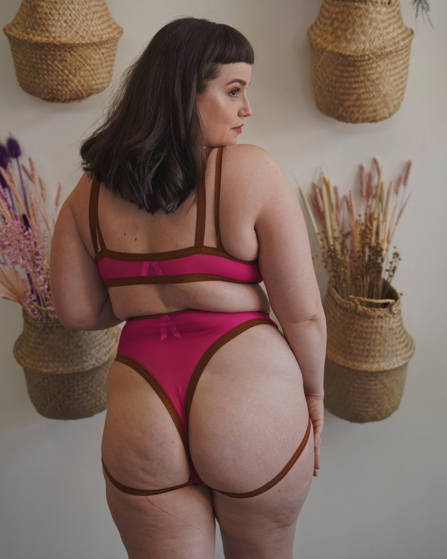 Mesh Livi Thong: 6XL / Succulent