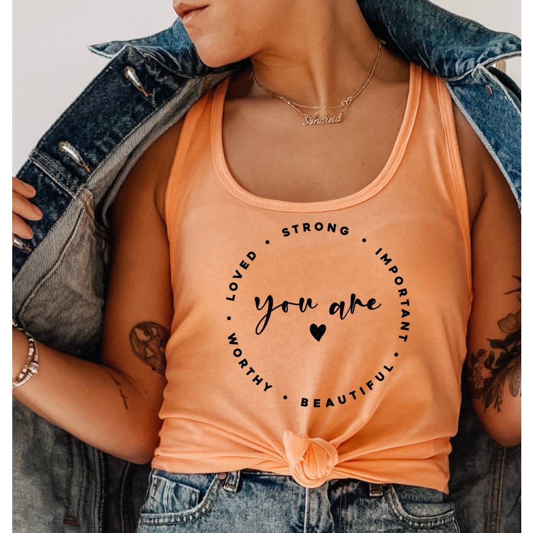 YOU ARE LOVED Black Tank