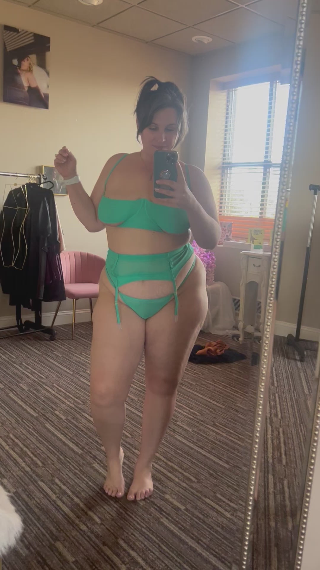 Load and play video in Gallery viewer, Three Piece Set Jade