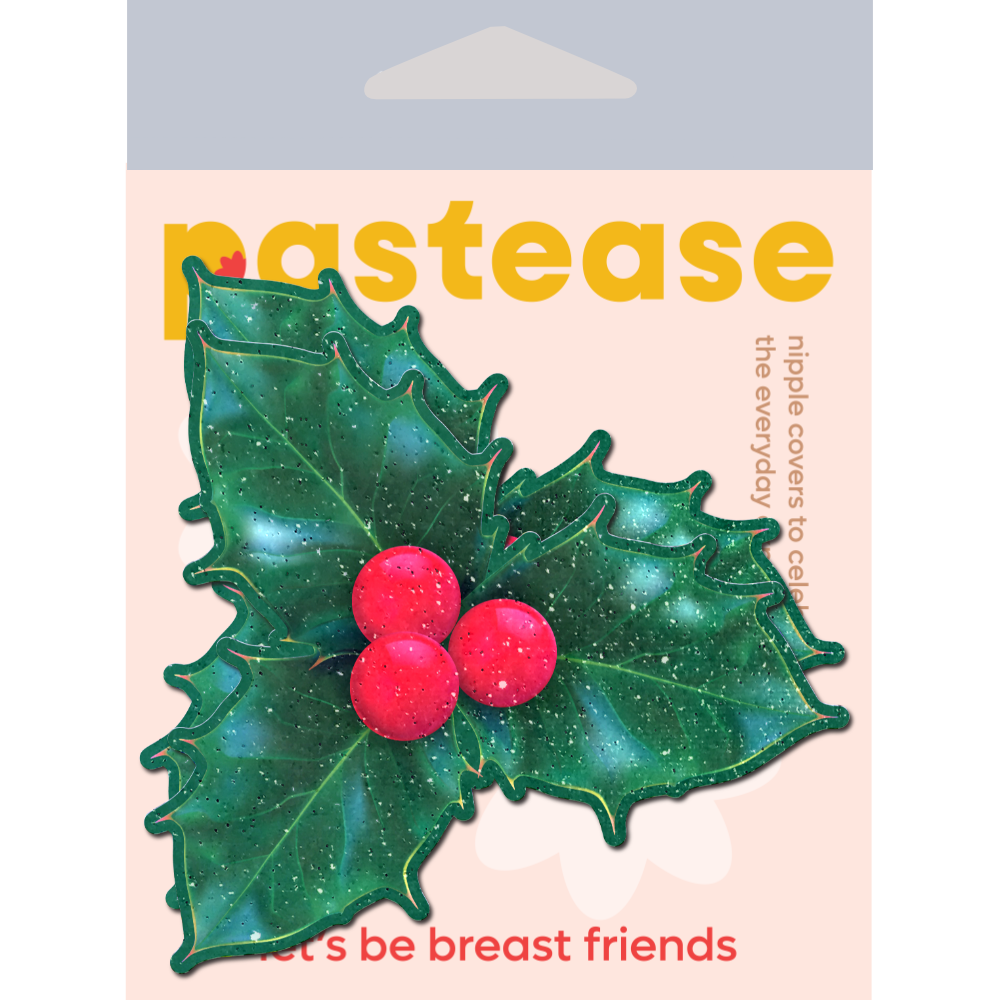 
                  
                    Christmas Winter Holly with Red Berries Nipple Pasties
                  
                