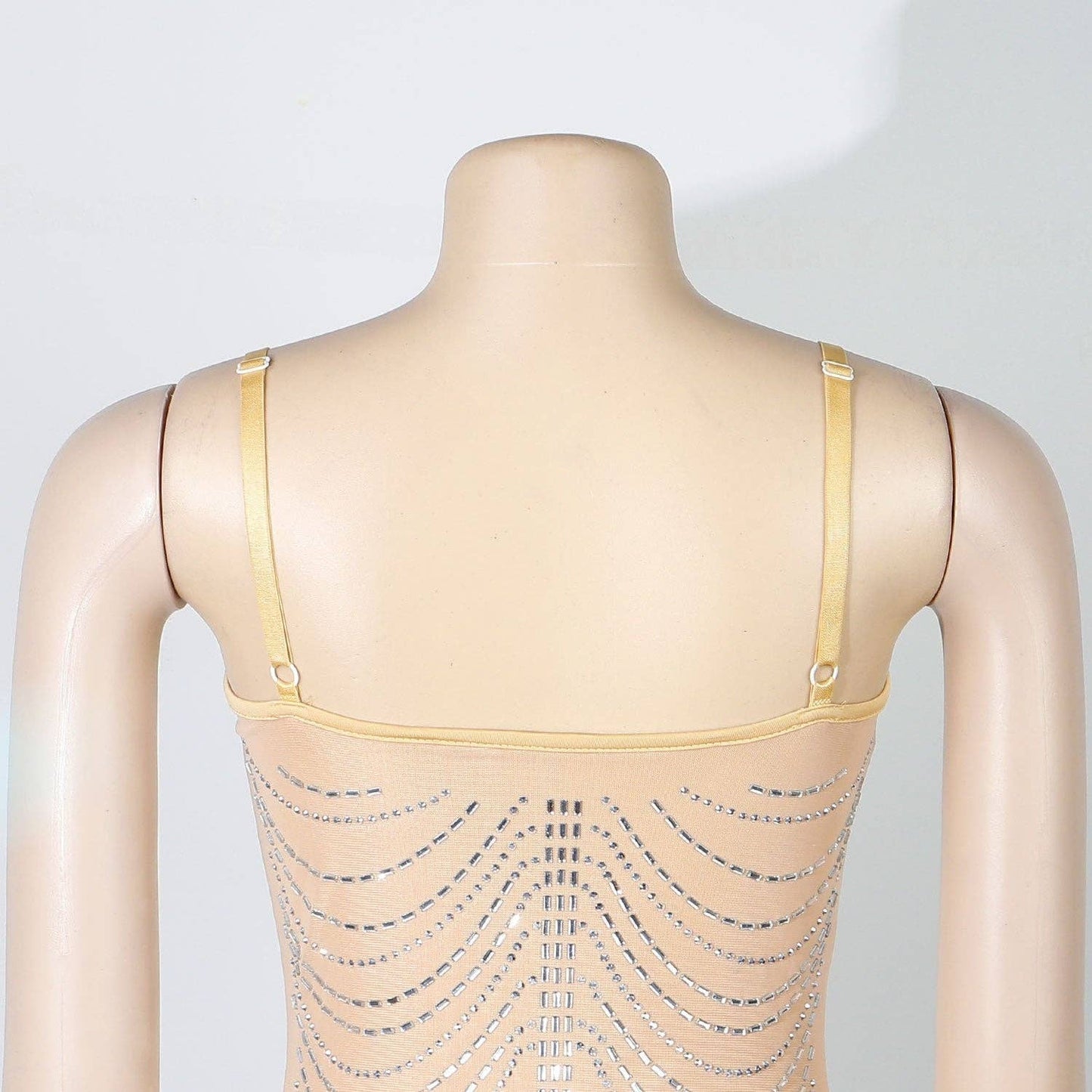
                  
                    Sparkling Rhinestone Tassel Dress: Seductive Elegance for Alluring Nights: Apricot / 3XL
                  
                