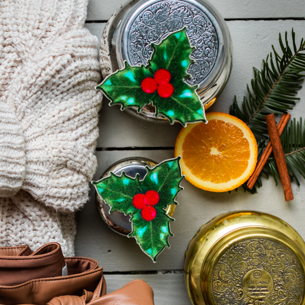 
                  
                    Christmas Winter Holly with Red Berries Nipple Pasties
                  
                