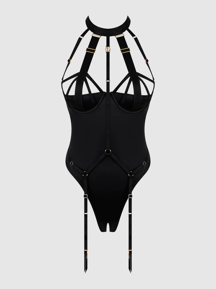 
                  
                    DEVON MICRO STRAPPY HARNESS BODYSUIT: Black
                  
                