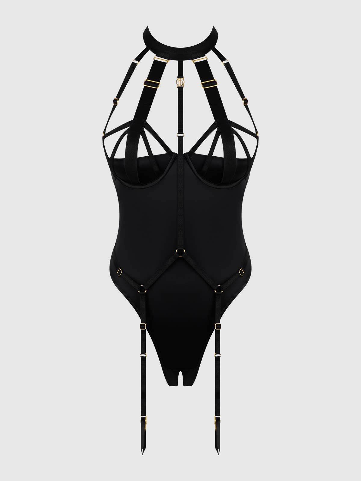 
                  
                    DEVON MICRO STRAPPY HARNESS BODYSUIT: Black
                  
                