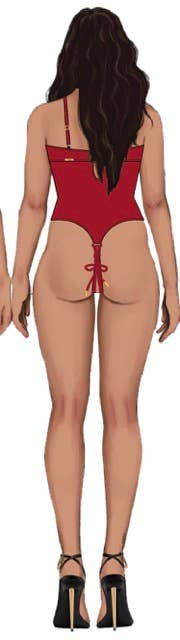 
                  
                    IRYNA SILKY MICRO & ROPE CROTCHLESS BODYSUIT: CRIMSON RED
                  
                