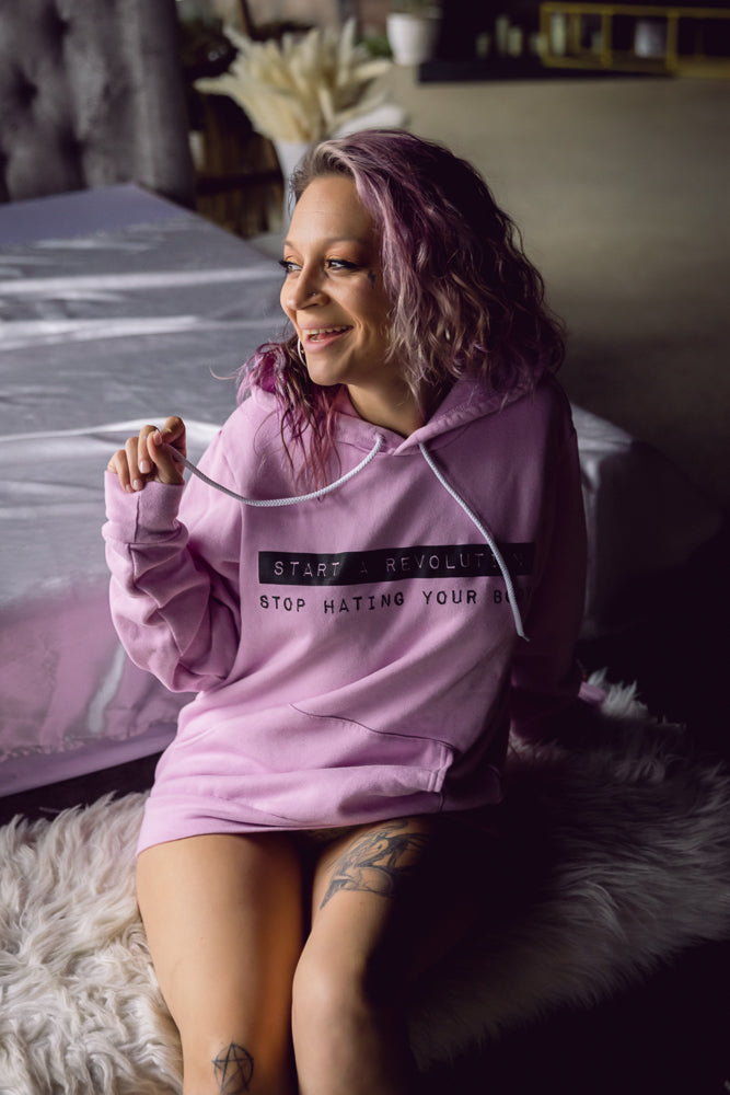 
                  
                    Start A Revolution Pink Hoodie
                  
                