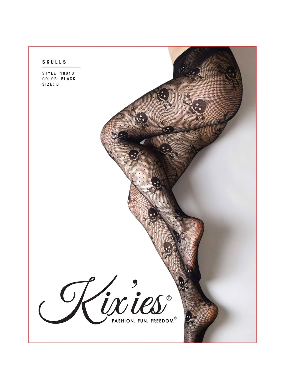 Halloween Fishnet Skulls Black. Petite to Plus Size